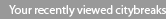 Your recently viewed breaks